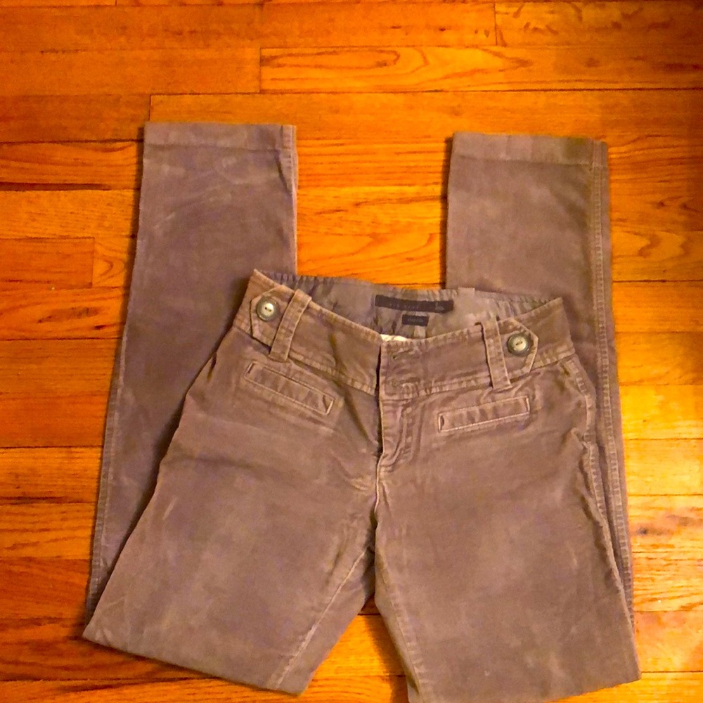 VINTAGE OLD NAVY LIGHT GRAY Size 0 wide leg pants UNIQUE design features